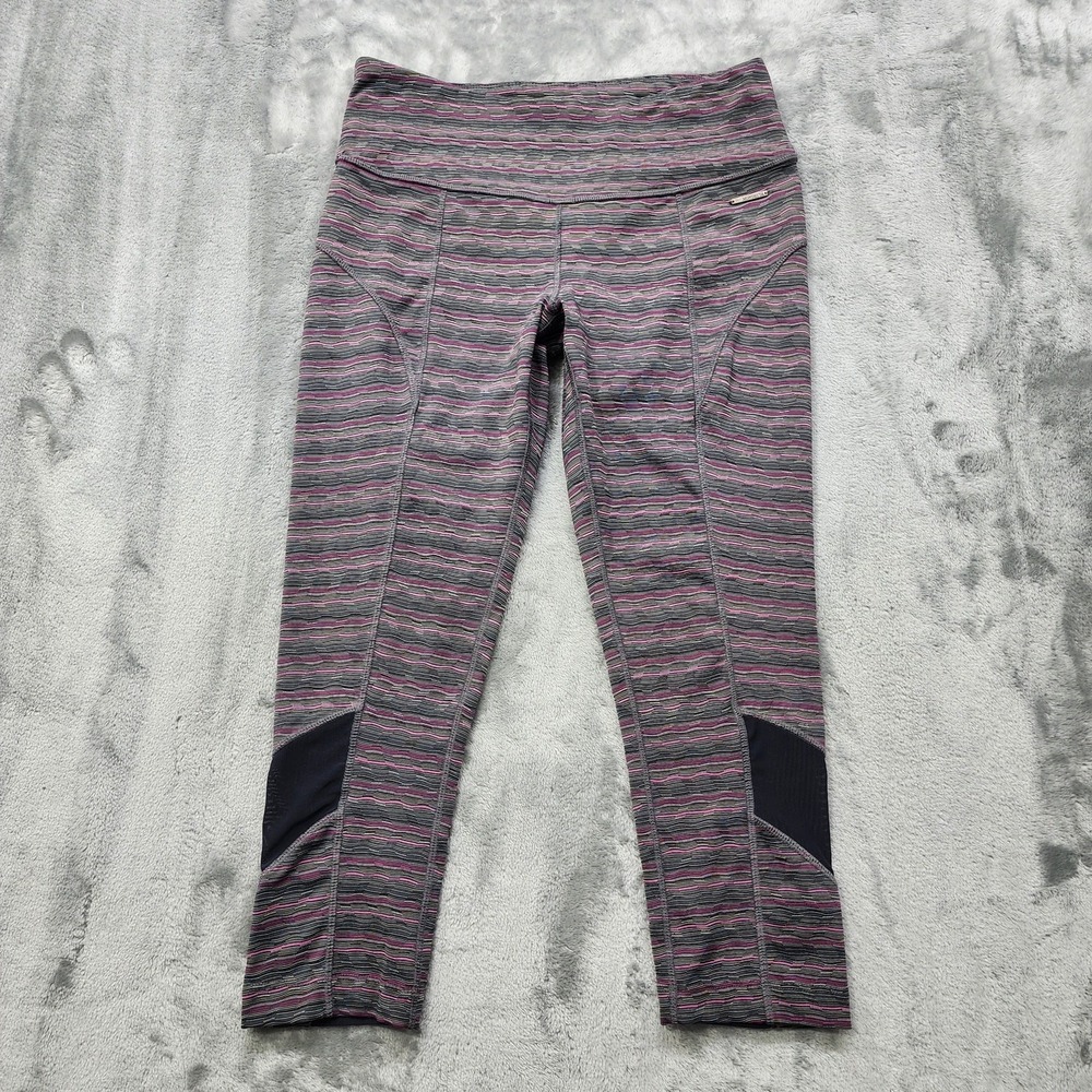 Mondetta Leggings Womens S Multicolor Space Dye Capri Pull On Workout Athleisure